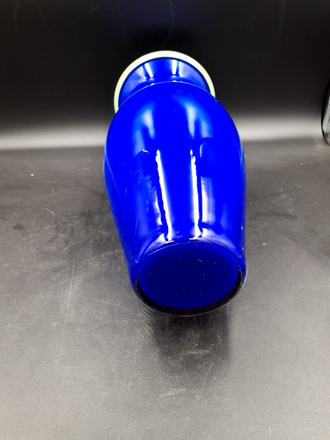 Holmegård vase - koboltblå